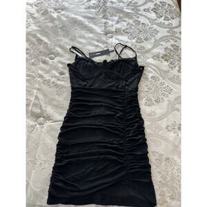 Fashion Nova Dress, color Black ,Size Large